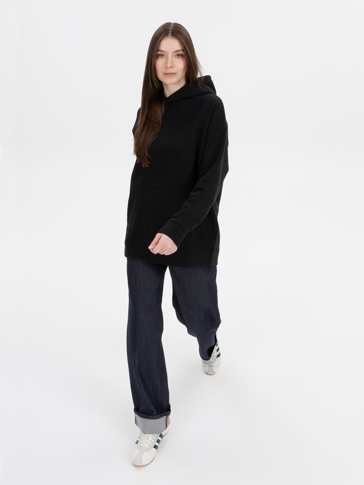Худи оверсайз унисекс Snuggie, черное, размер XS/S-12