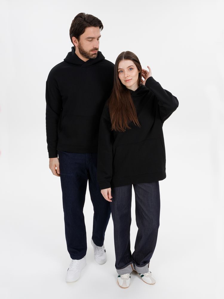 Худи оверсайз унисекс Snuggie, черное, размер XS/S-13