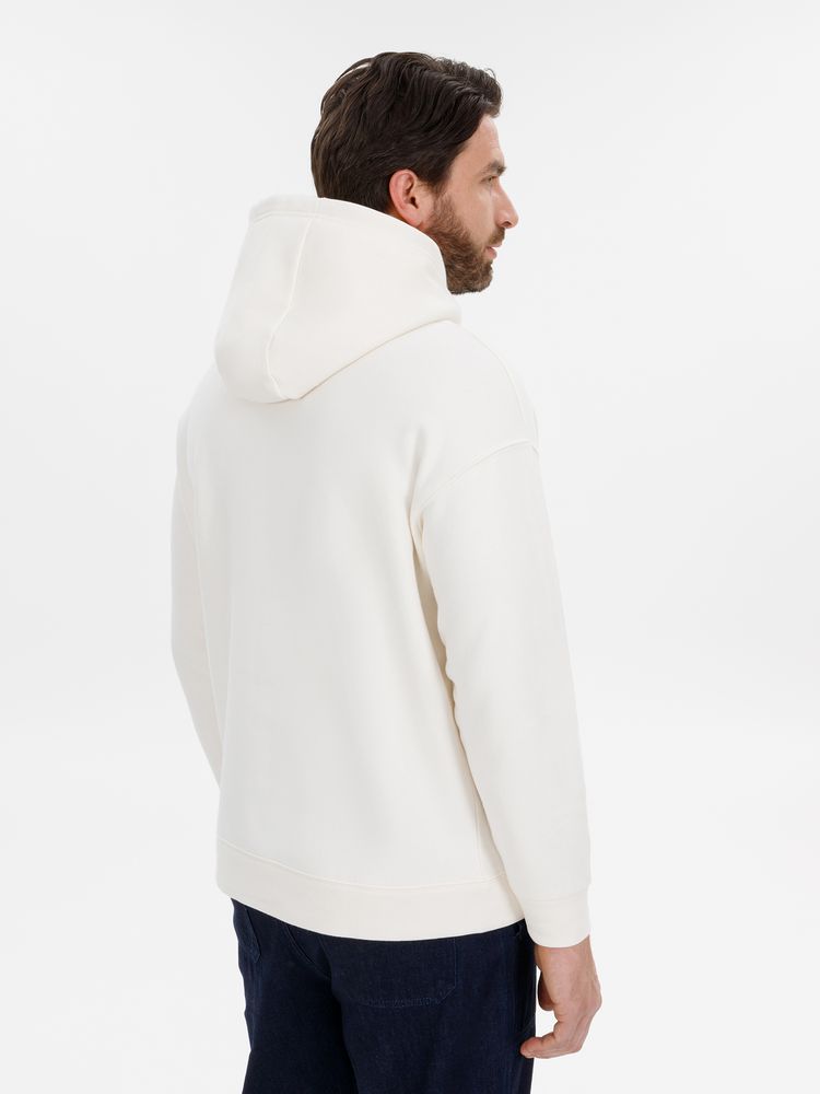 Худи оверсайз унисекс Snuggie, молочно-белое, размер XS/S-11