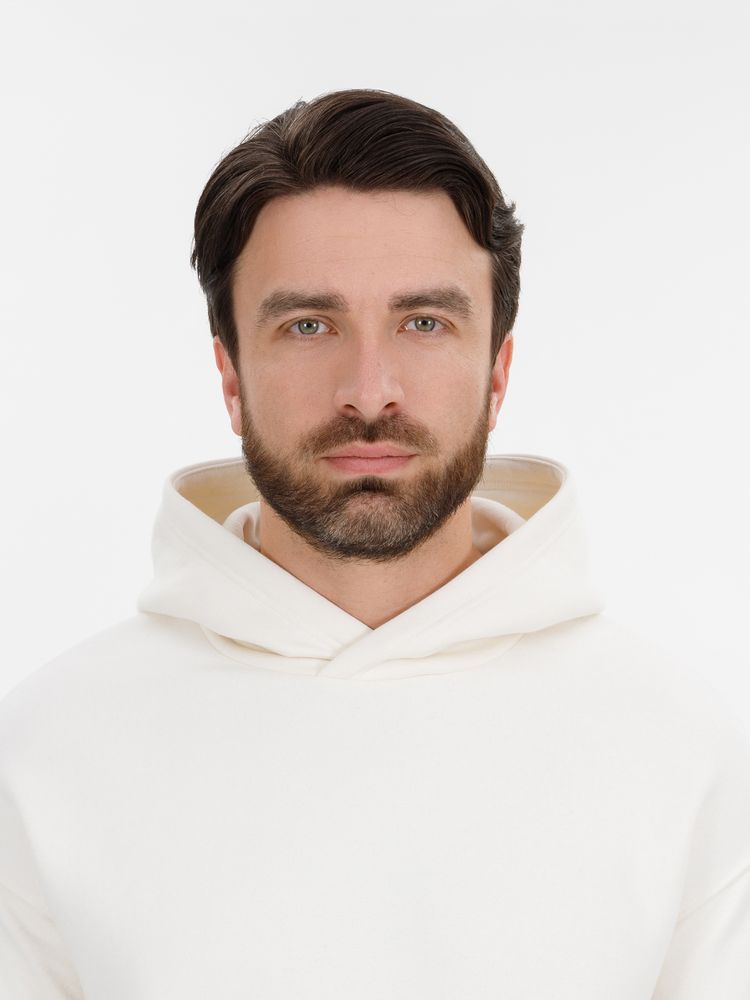 Худи оверсайз унисекс Snuggie, молочно-белое, размер XS/S-12