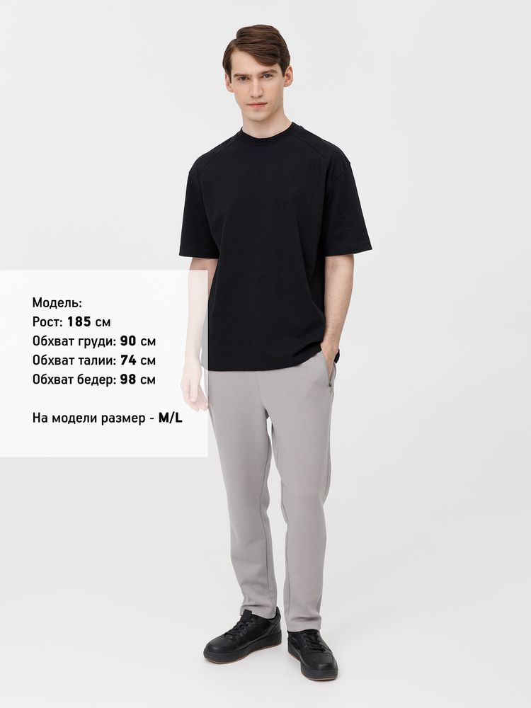 Футболка оверсайз унисекс Sideline, черная, размер XS/S-11