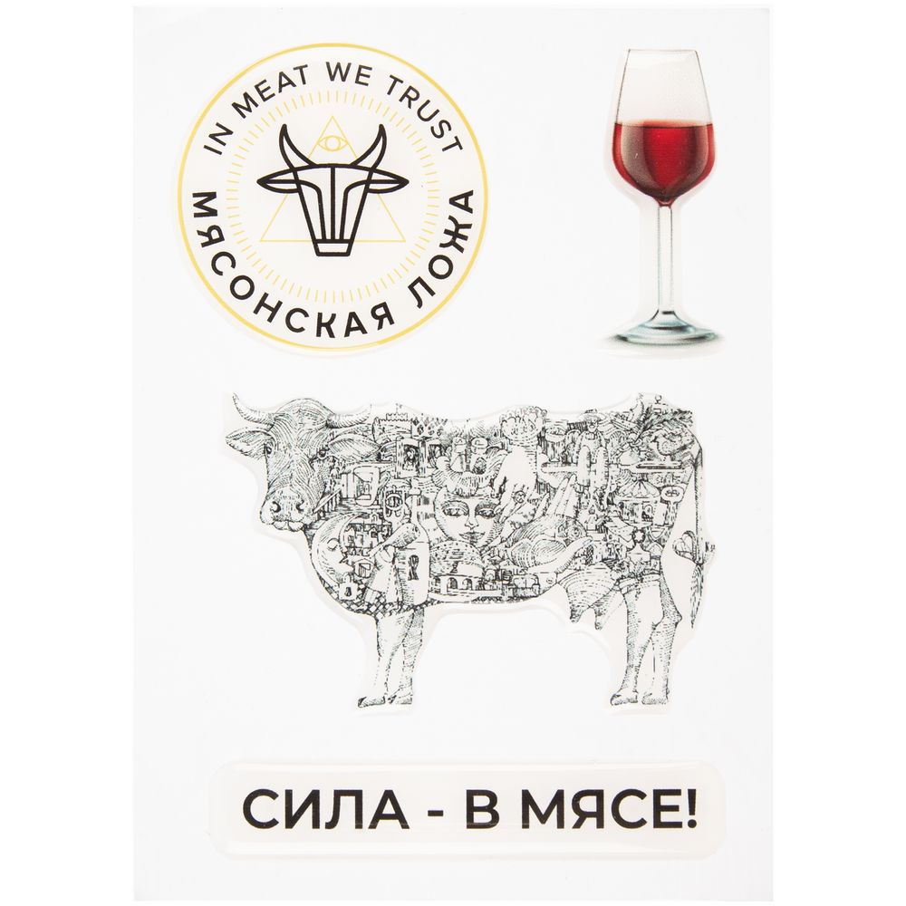 Объемные наклейки под смолой Sticker Pack на заказ-2