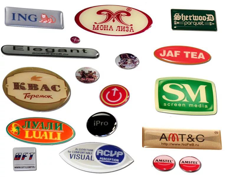 Объемные наклейки под смолой Sticker Pack на заказ-4
