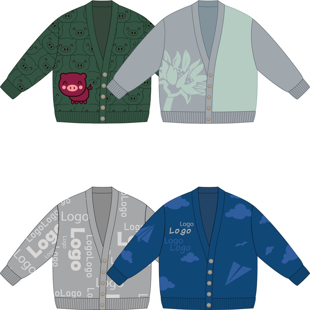 Кардиган Cozy Knit Grand на заказ, акрил, размер S/M-1