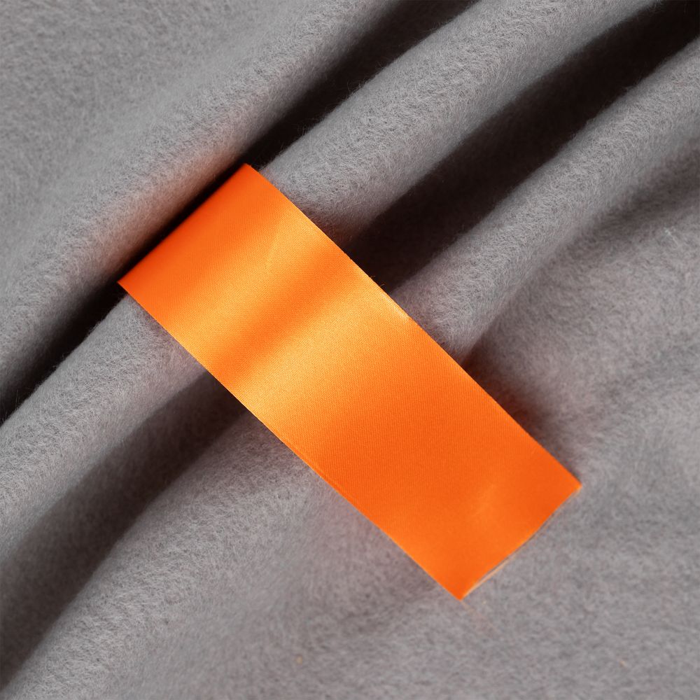 Лента сатиновая Satin 35 XL, оранжевая, 160 см-1