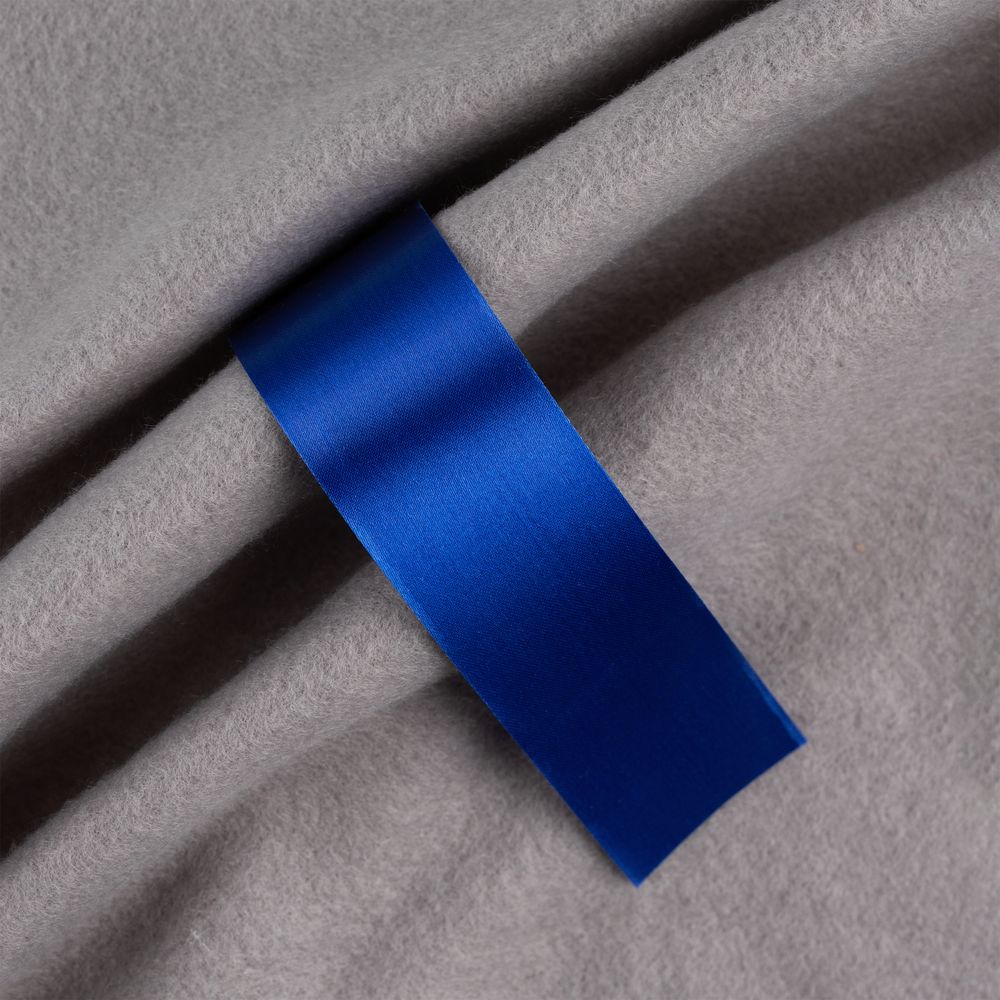 Лента сатиновая Satin 35 XL, синяя, 160 см-1