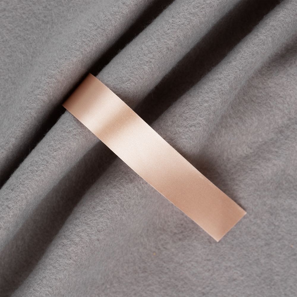 Лента сатиновая Satin 20 XXL, светло-бежевая, 210 см-1