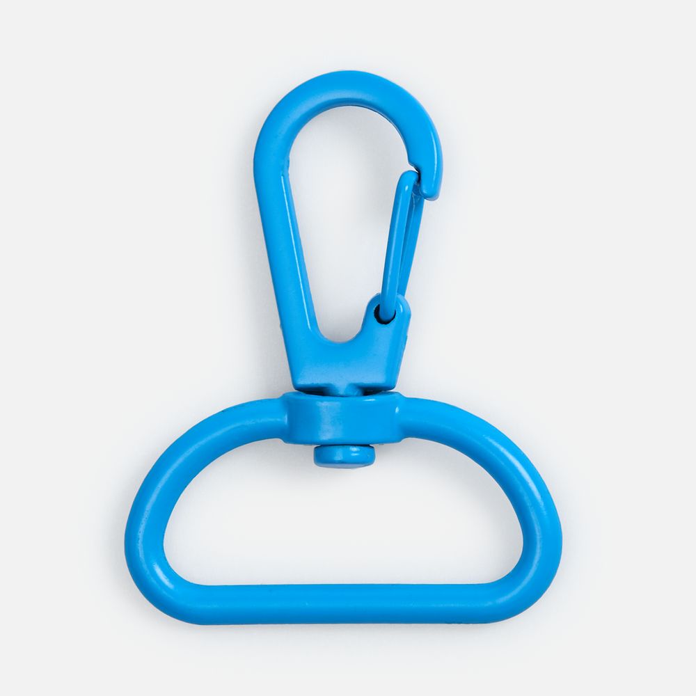 Застежка-карабин Snap Hook, L, голубая-1