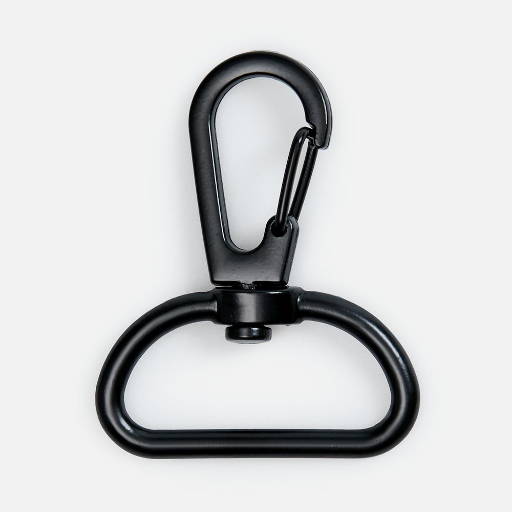 Застежка-карабин Snap Hook, L, черная-1