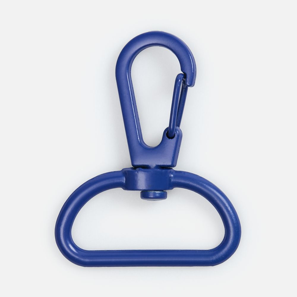 Застежка-карабин Snap Hook, L, синяя-1