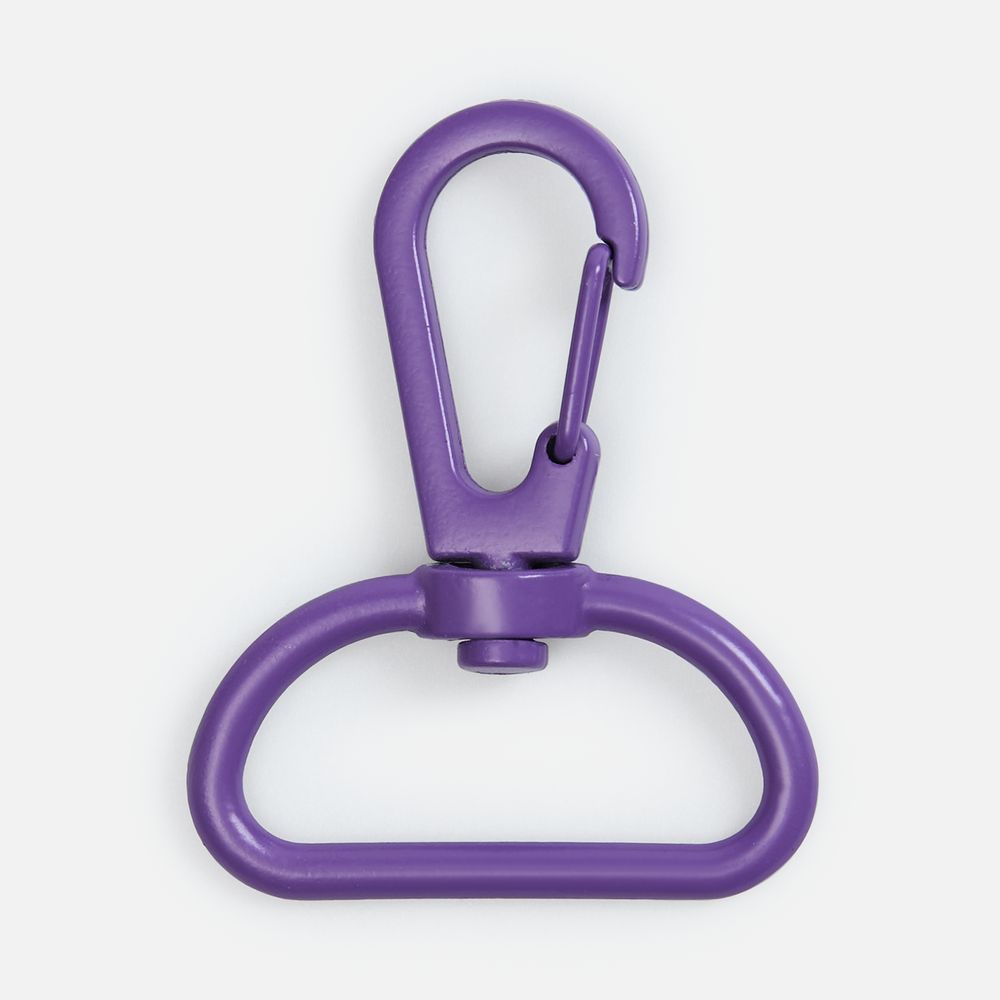 Застежка-карабин Snap Hook, L, фиолетовая-1