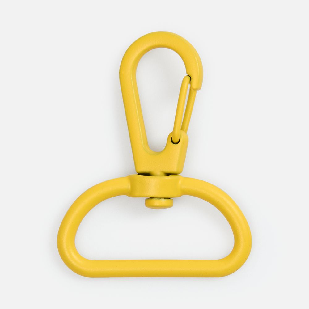 Застежка-карабин Snap Hook, L, желтая-1
