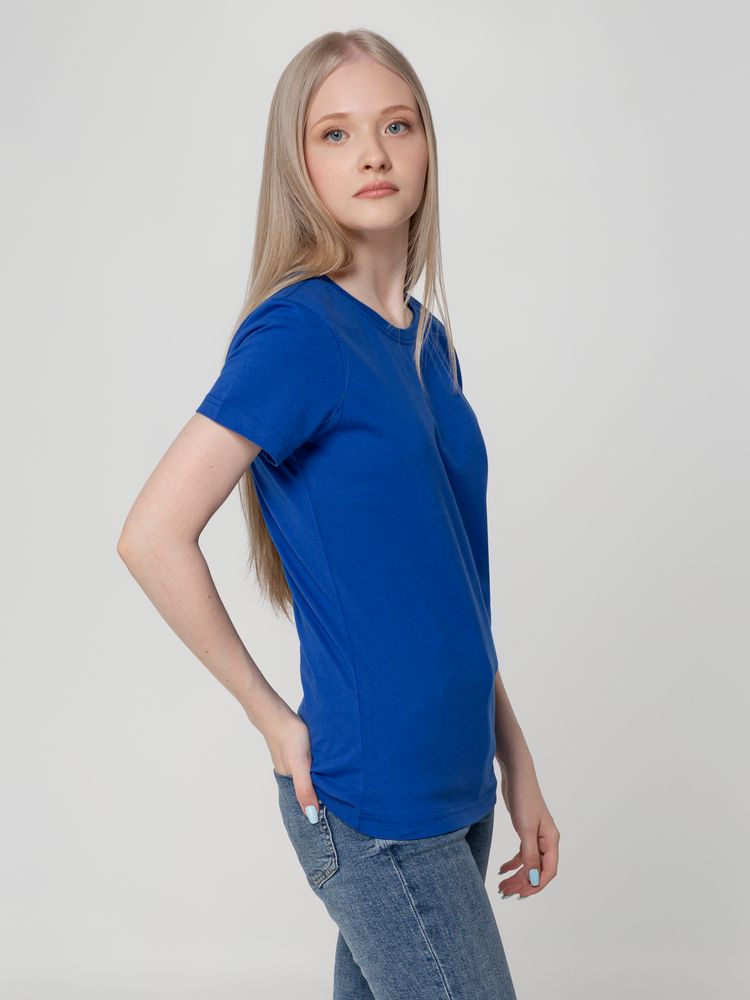 Футболка женская T-bolka Lady ярко-синяя, размер XXL-6