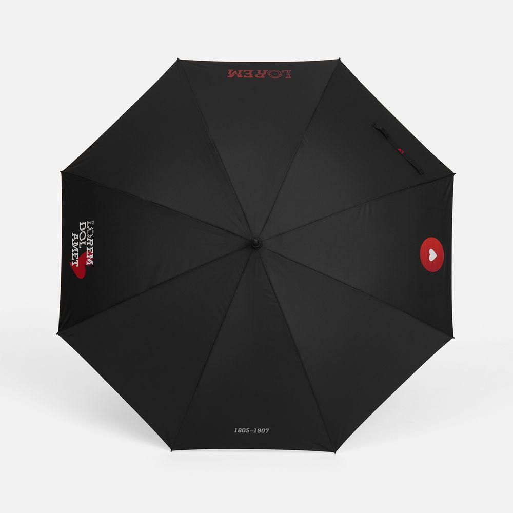 Зонт-трость Rainzee, черный-7