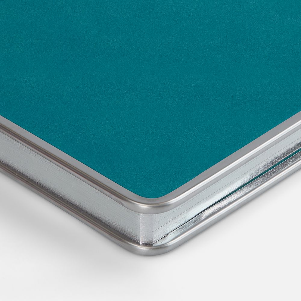 Ежедневник Metal Frame на заказ, датированный, бирюзовый-6