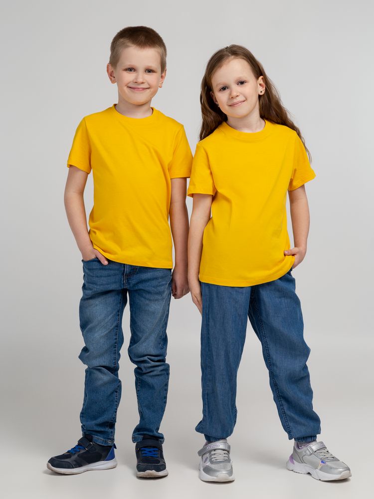 Футболка детская Regent Kids 150 желтая, на рост 96-104 см (4 года)-7