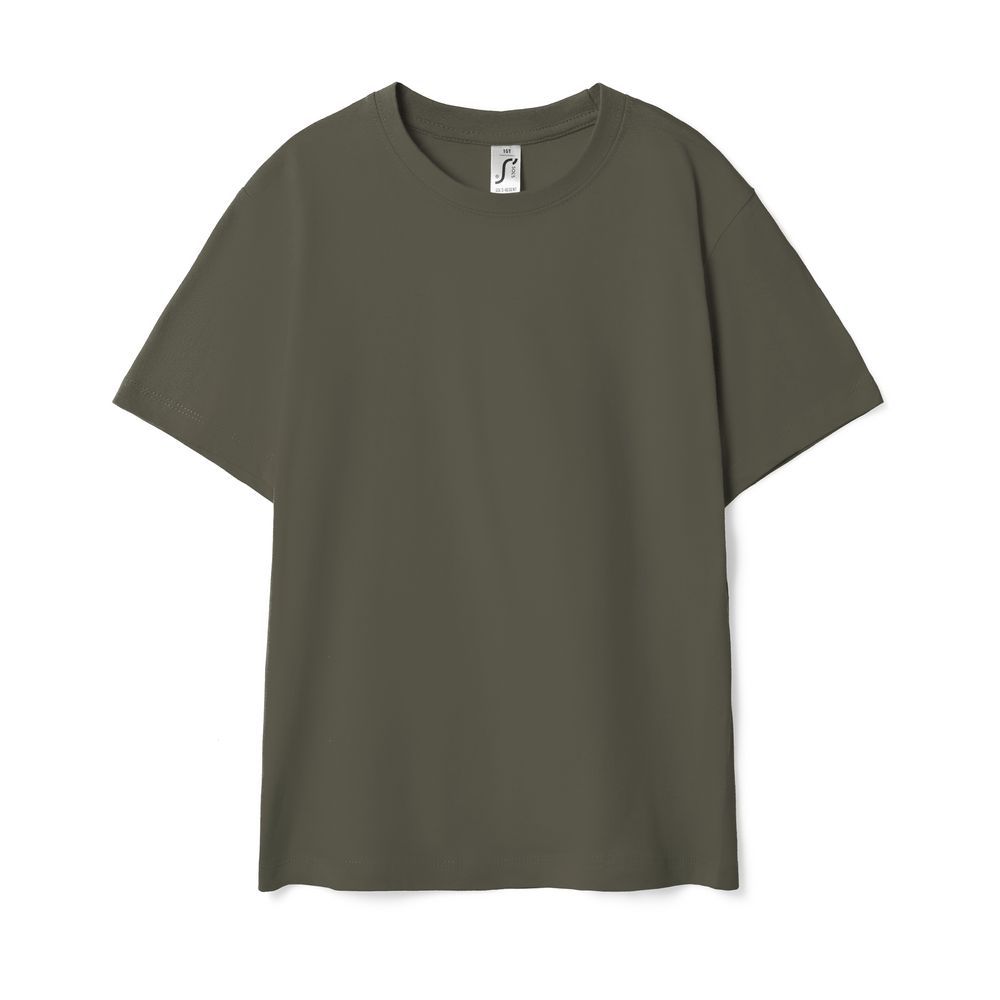 Футболка детская Regent Kids 150 темный хаки, на рост 96-104 см (4 года)-1