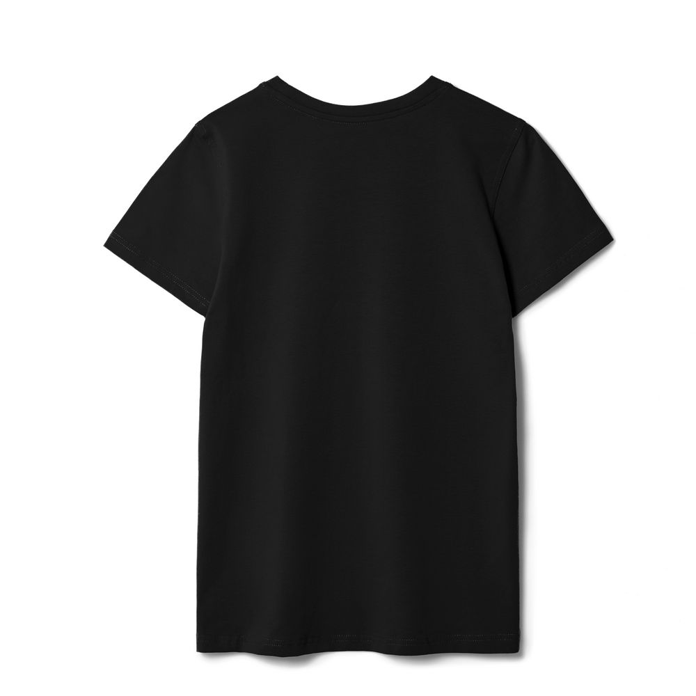 Футболка женская T-bolka Stretch Lady, черная, размер S-2