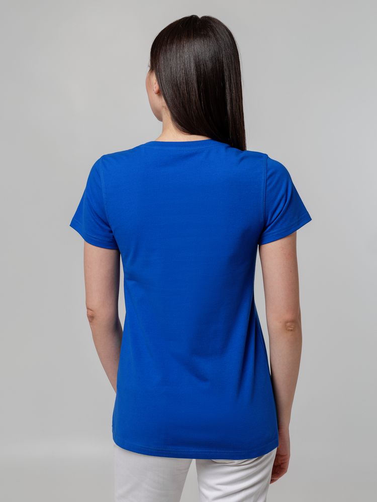 Футболка женская T-bolka Stretch Lady, ярко-синяя (royal), размер S-7