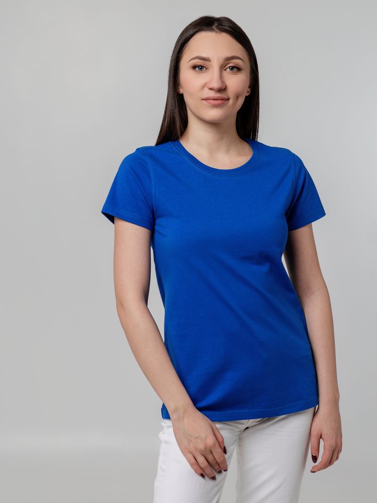 Футболка женская T-bolka Stretch Lady, ярко-синяя (royal), размер M-5