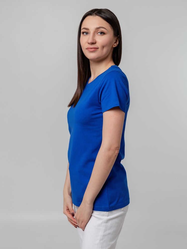 Футболка женская T-bolka Stretch Lady, ярко-синяя (royal), размер M-6