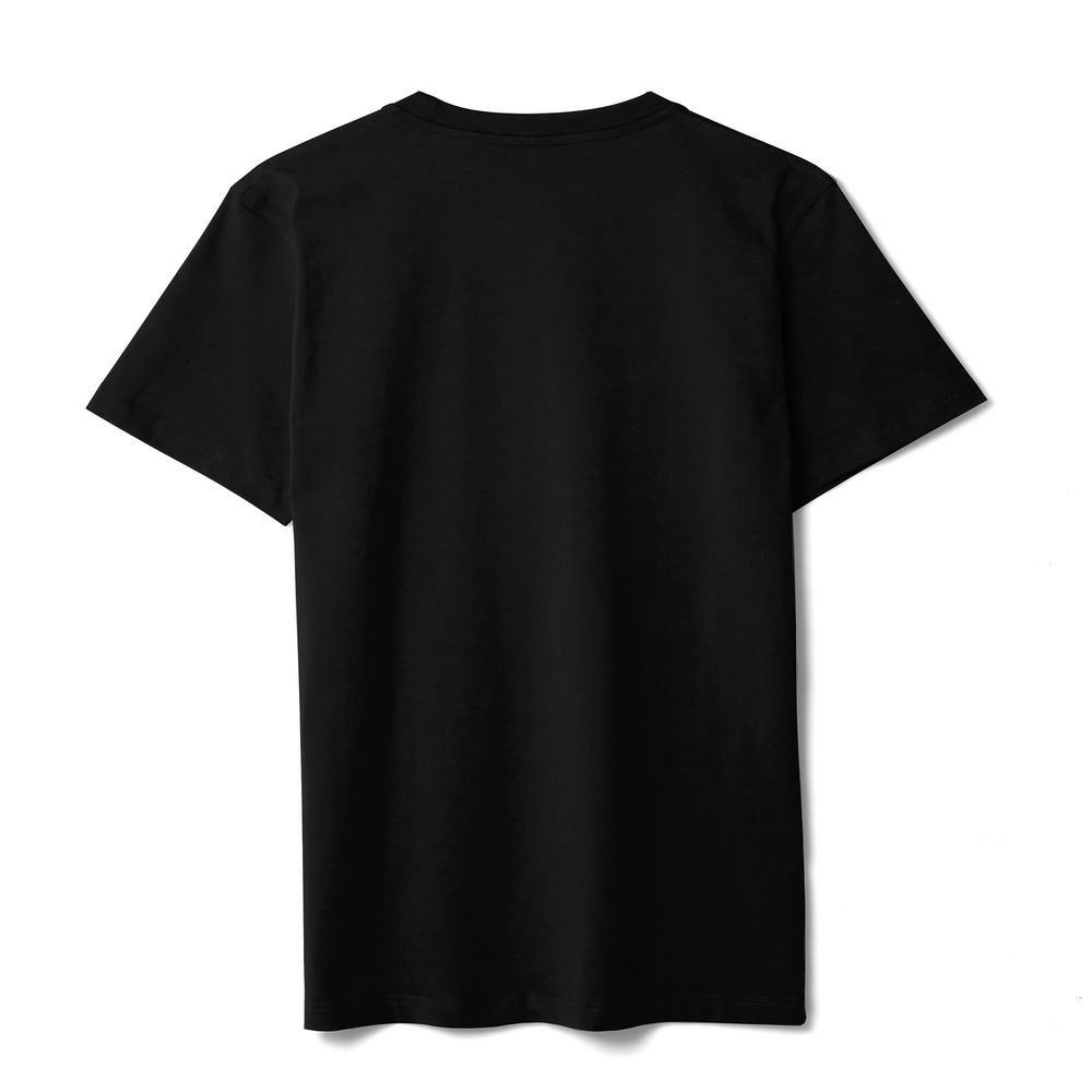 Футболка мужская T-bolka Stretch, черная, размер S-2