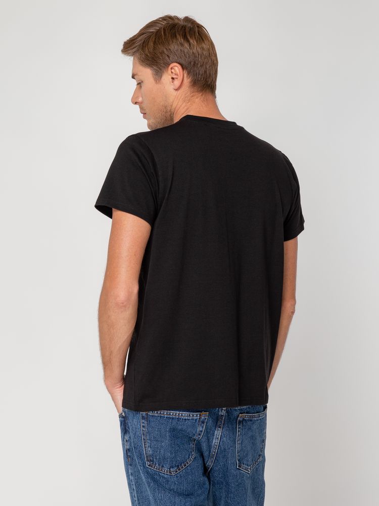 Футболка мужская T-bolka Stretch, черная, размер 3XL-6