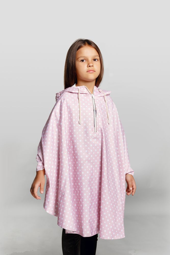 Дождевик-пончо детский AquaStop Kids на заказ, разноцветный,6-8 лет-4
