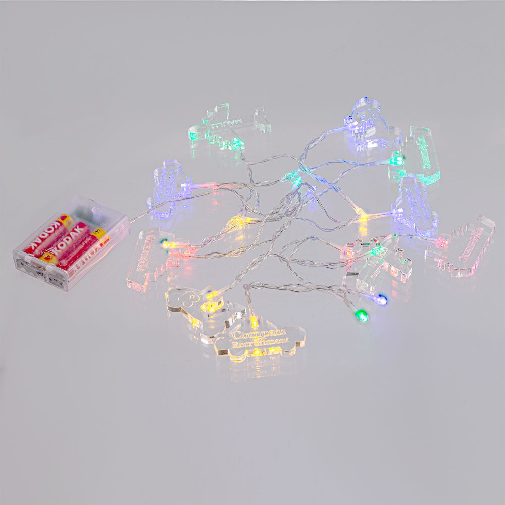 Гирлянда с индивидуальными фигурками AcryLED на заказ-3