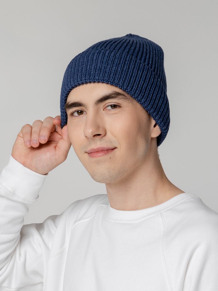 Шапка Tommi, синий меланж-5