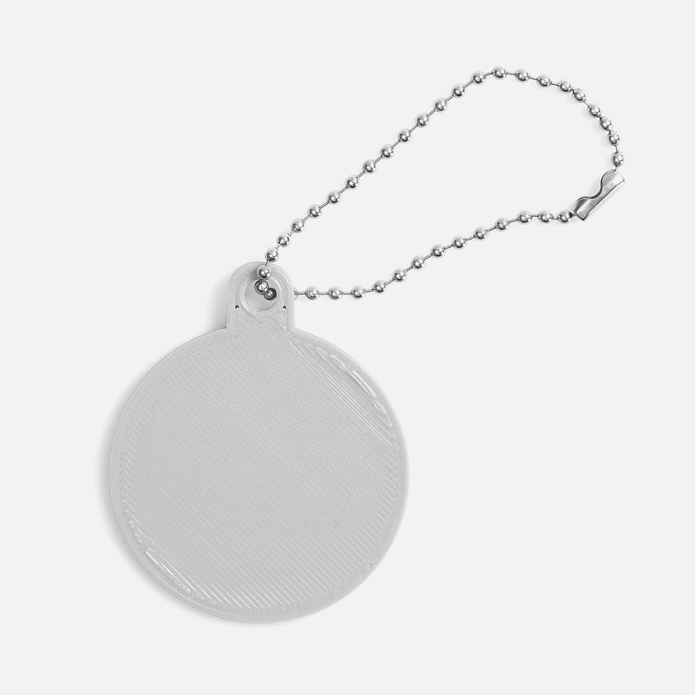 Подвеска Round, 3D-печать, светло-серая-3