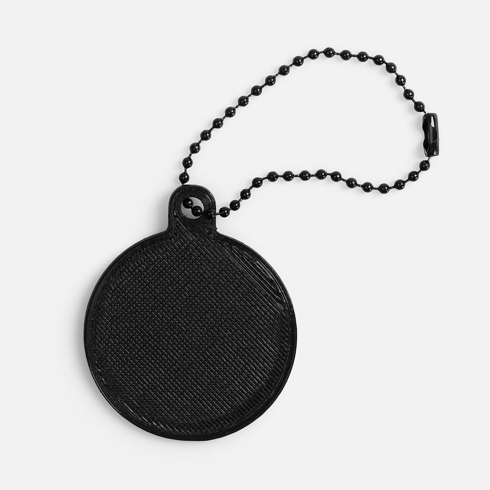 Подвеска Round, 3D-печать, черная-3