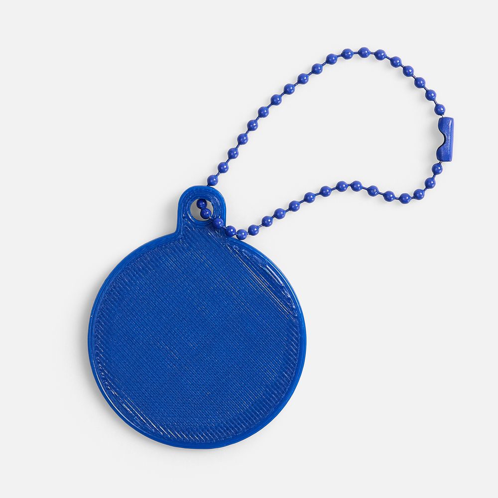 Подвеска Round, 3D-печать, синяя-3