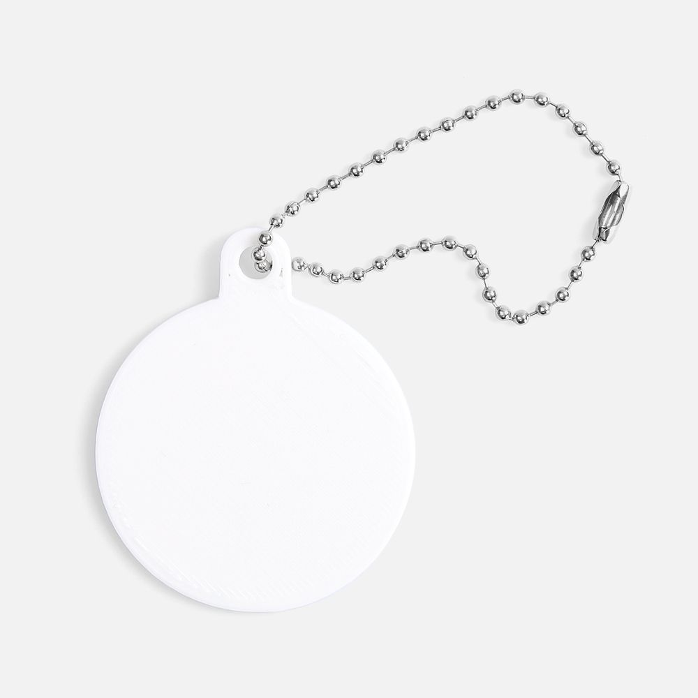 Подвеска Round, 3D-печать, белая-3