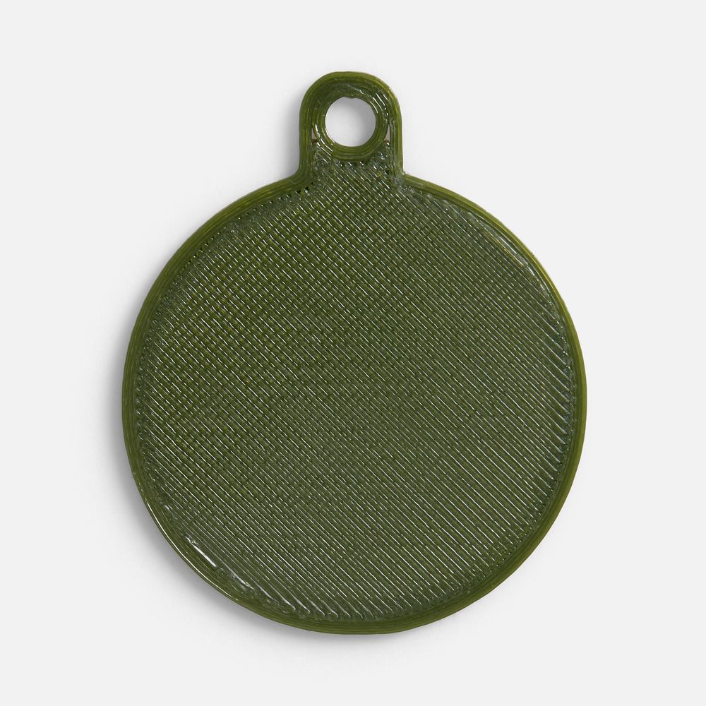 Подвеска Round, 3D-печать, хаки-1