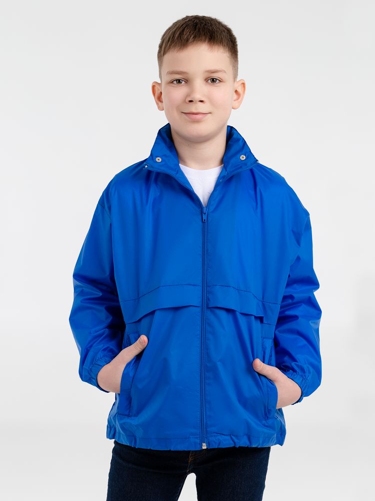Ветровка детская Surf Kids, ярко-синяя, на рост 106-116 см (6 лет)-5