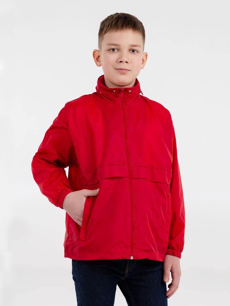 Ветровка детская Surf Kids, красная, на рост 106-116 см (6 лет)-5