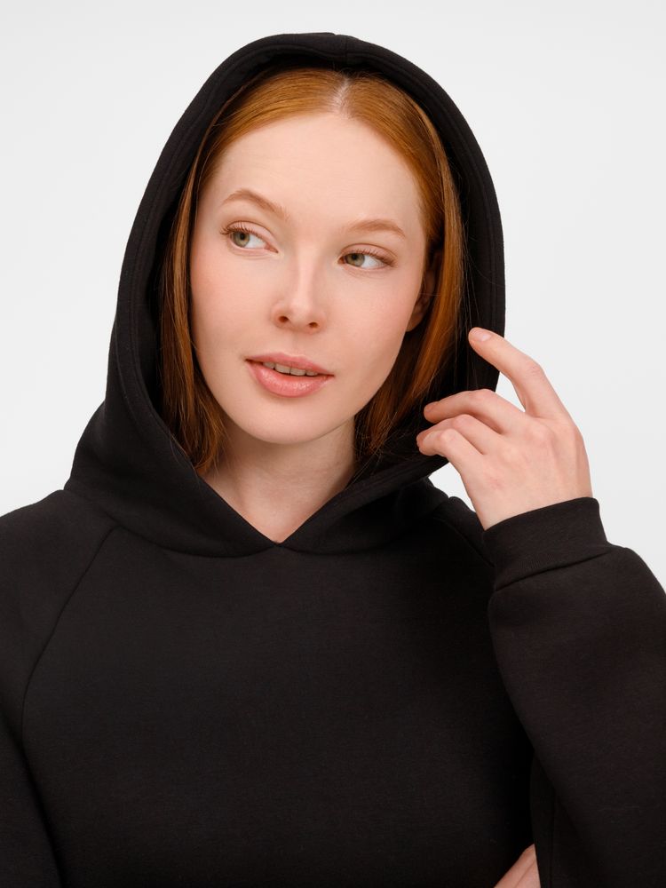 Худи унисекс оверсайз Easy Street, черное, размер XS/S-13