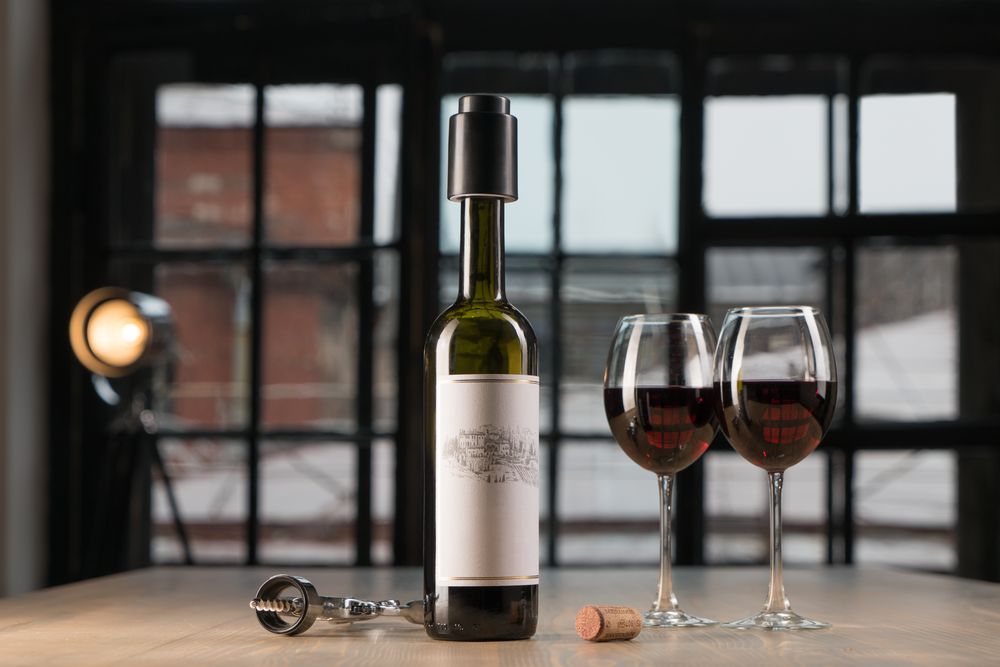 Винный набор Winetura, черный-8