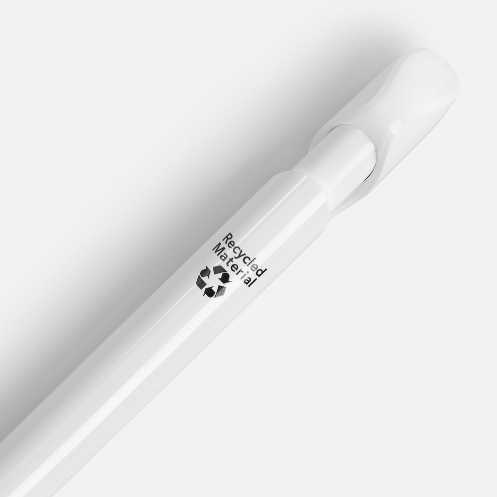 Ручка шариковая Evoxx Recycled, белая-5
