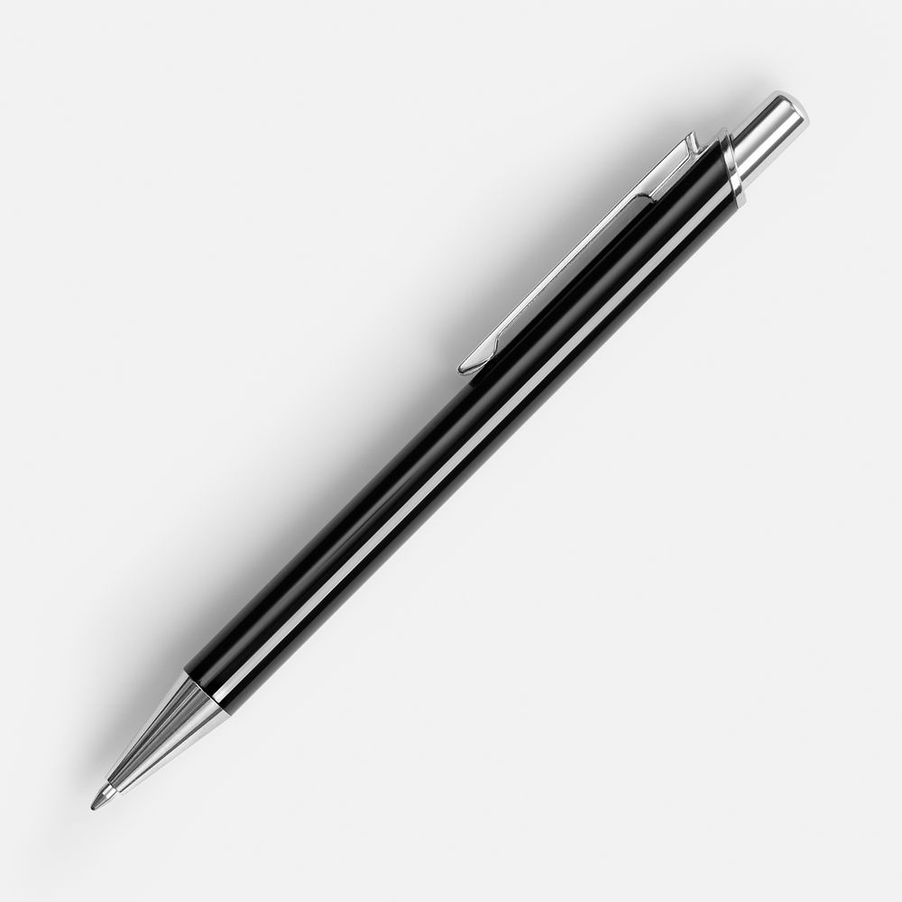 Ручка шариковая Arvent Glossy, черная-3