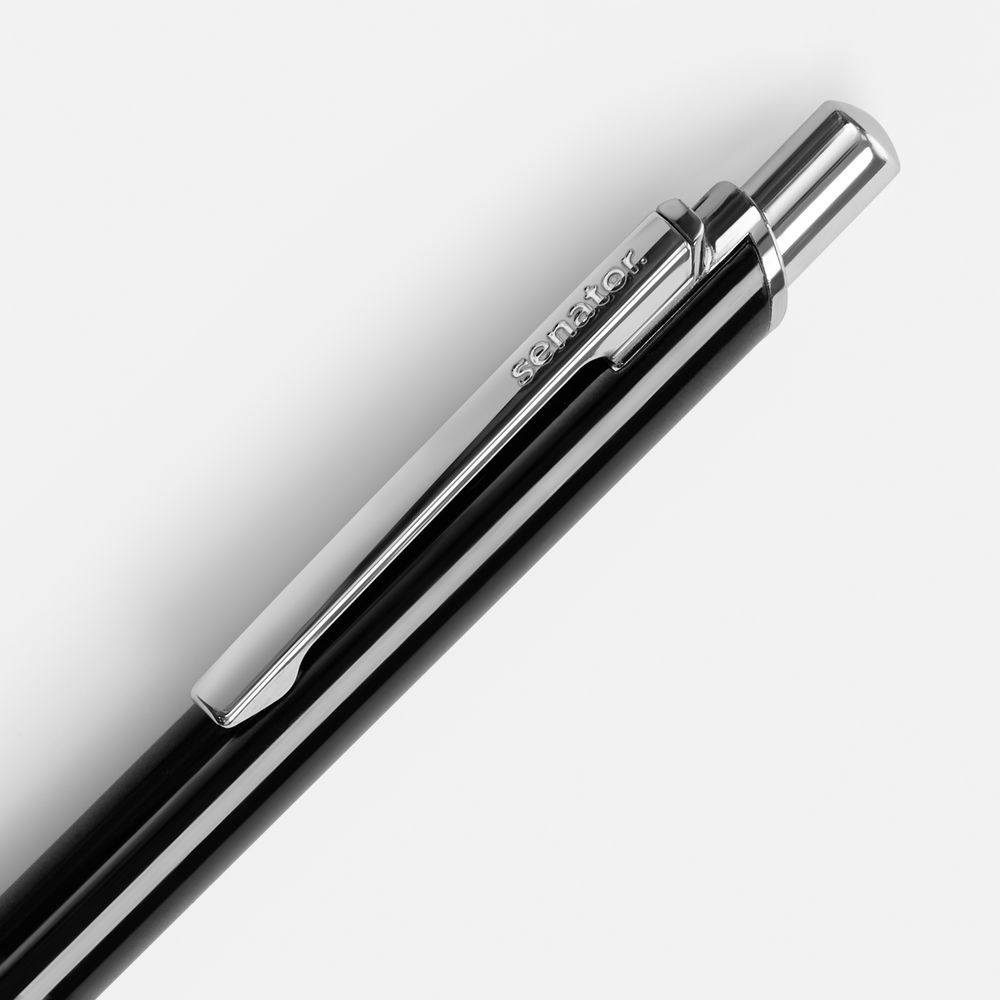 Ручка шариковая Arvent Glossy, черная-4