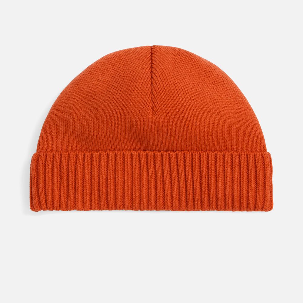 Шапка ComFleece, темно-оранжевая (кирпичная)-1