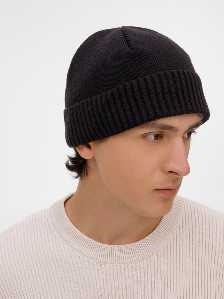 Шапка ComFleece, черная-4