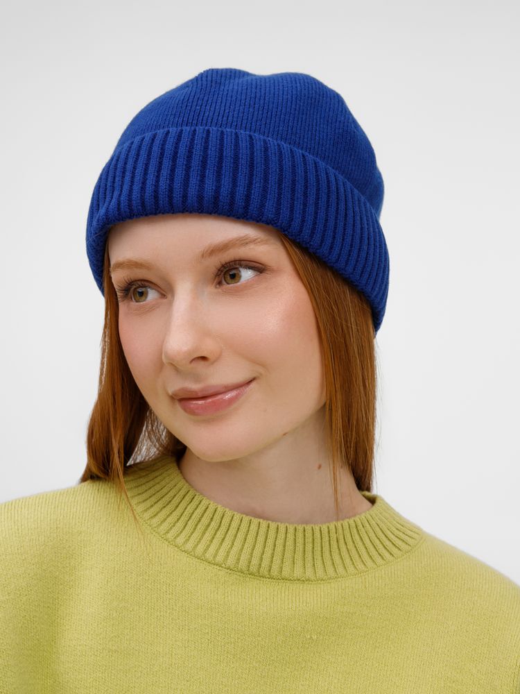 Шапка ComFleece, темно-синяя (кобальт)-5