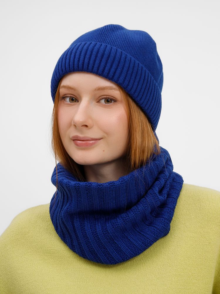 Шапка ComFleece, темно-синяя (кобальт)-6