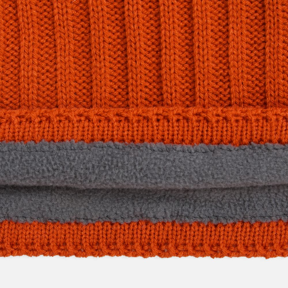 Снуд ComFleece, темно-оранжевый (кирпичный)-3