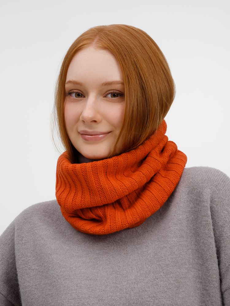 Снуд ComFleece, темно-оранжевый (кирпичный)-4