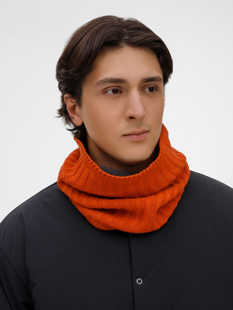Снуд ComFleece, темно-оранжевый (кирпичный)-5