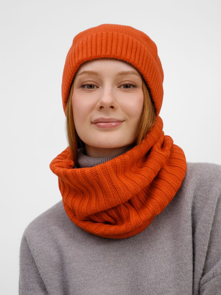 Снуд ComFleece, темно-оранжевый (кирпичный)-6